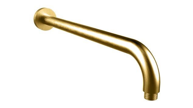 Crosswater UNION 400mm Wall Shower Arm Brushed Brass