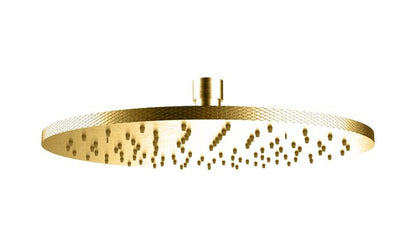 Crosswater UNION 250mm Round Shower Head Brushed Brass