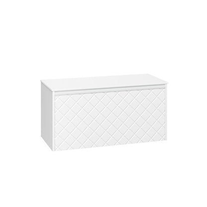 Crosswater Vergo 1000 Single Drawer Unit with Polar White Worktop