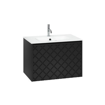 Crosswater Vergo 700 Single Drawer Unit with Ice White Glass Basin