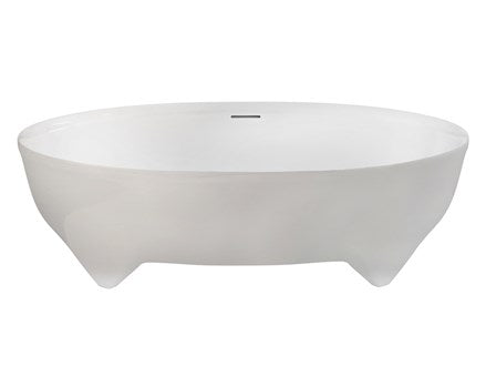 Clearwater Vigore 1700x760mm Free-Standing Double Ended Bath