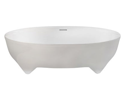 Clearwater Vigore 1700x760mm Free-Standing Double Ended Bath