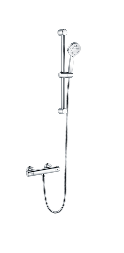 Easy Fit Exposed Thermostatic Valve w/ Slide Rail & Handset