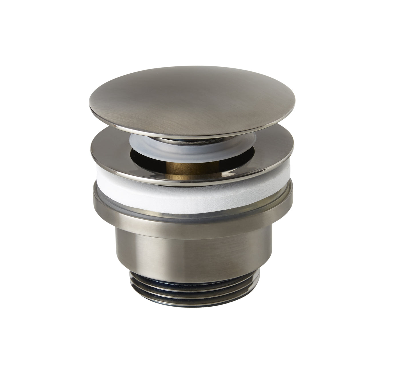 Universal Cc Basin Waste Slotted/unslotted Black Chrome