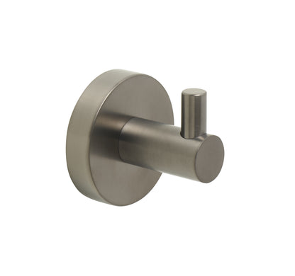106.5mm Single Robe Hook Black Chrome for Bathroom