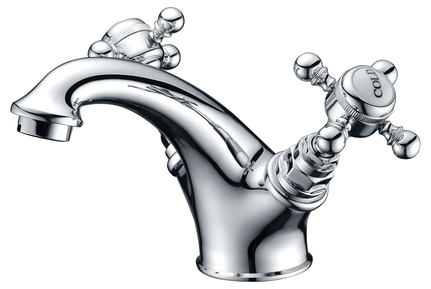 Traditional Premium Chrome Mono Basin Mixer Inc Pop Up Waste