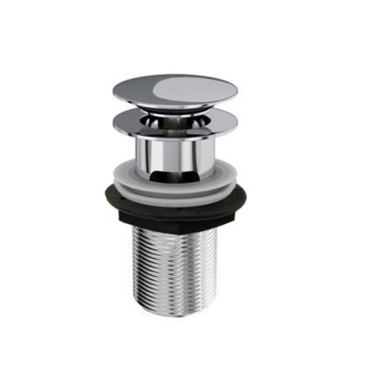 Britton 32mm Slotted basin waste with 61mm click clack plug