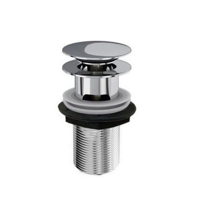 Britton 32mm Slotted basin waste with 61mm click clack plug
