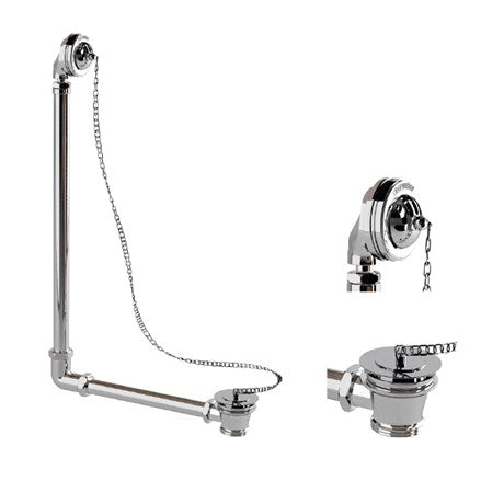 Clearwater Chrome Exposed Bath Waste Plug & Chain