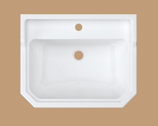 Essentials Wyndham Traditional 580mm Basin With One Tap Hole