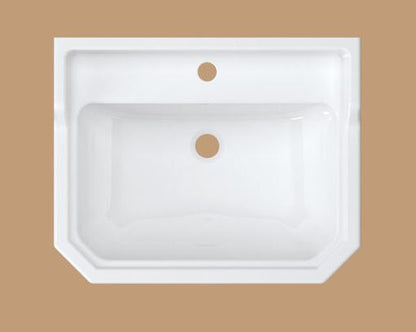 Essentials Wyndham Traditional 580mm Basin With One Tap Hole