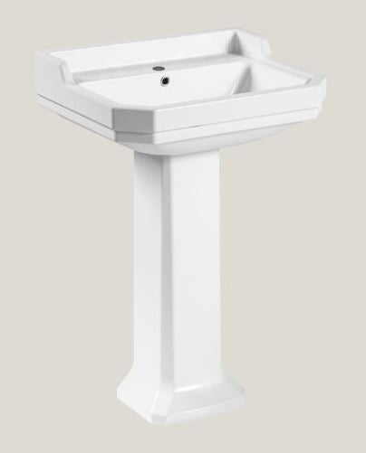 Essentials Wyndham Traditional 580mm Basin With One Tap Hole