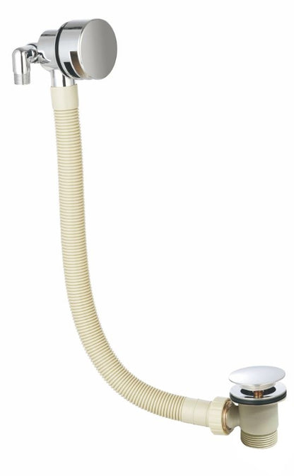 Bath Filler With Pop Up Waste Chrome (800mm)