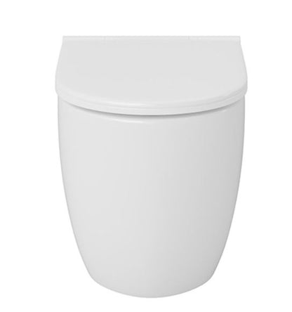 Stamford Rimless Wall Hung Toilet Pan in White Gloss