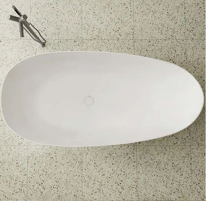 Luxe Wells 1700 Egg freestanding Solid Surface Matt Bath
