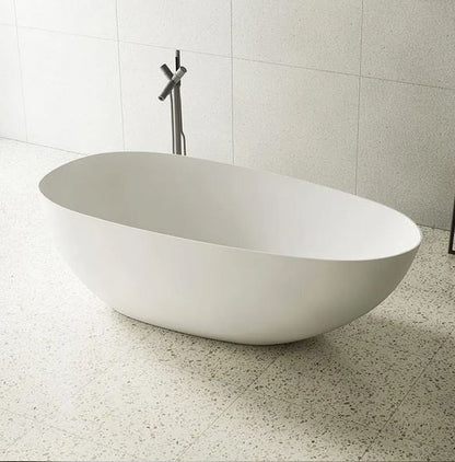 Luxe Wells 1700 Egg freestanding Solid Surface Matt Bath