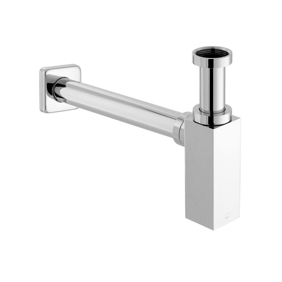 VADO Wastes and Fittings Square bottle basin waste trap
