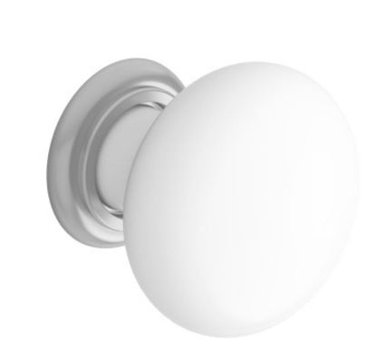 Ceramic & Stainless Steel Knob Durable Design for Bathroom