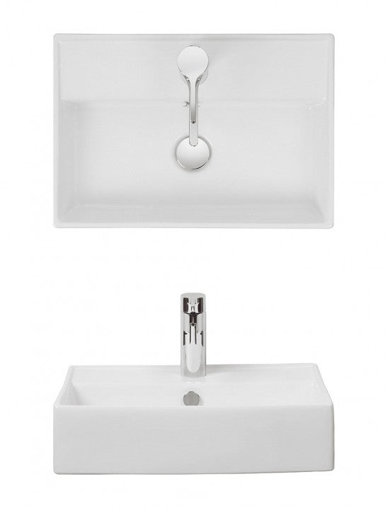 Turin 500mm Countertop Basin with 1 Tap Hole