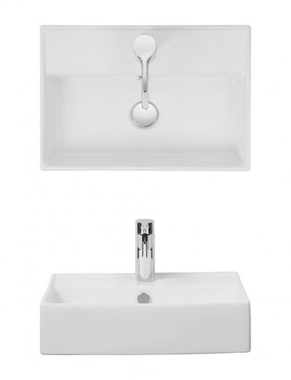 Turin 500mm Countertop Basin with 1 Tap Hole