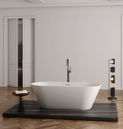 Luxe Devon 1700 Oval Freestanding Acrylic Bath