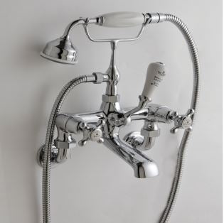 BC Designs Victrion Crosshead Bath Shower Mixer Wall Mounted