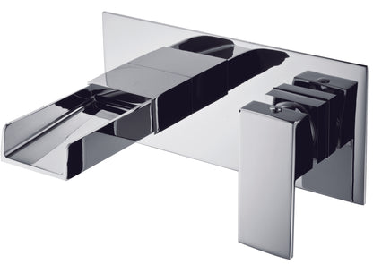 Z Series Chrome Wall Mounted Basin Mixer