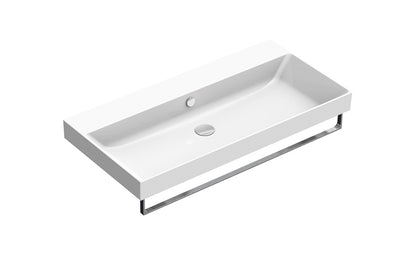 Catalano Zero 100 Basin-Ceramic White, Towel Rail not Inc