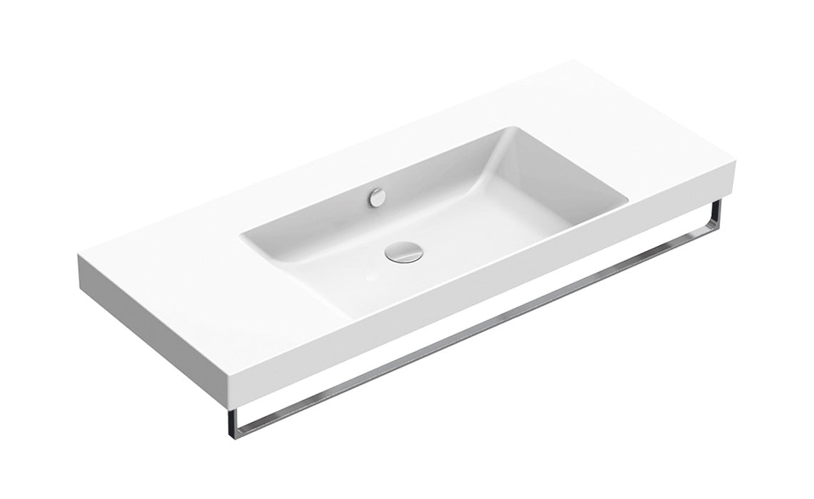 Catalano Zero 170mm Wall Mounted Rectangle Basin in White