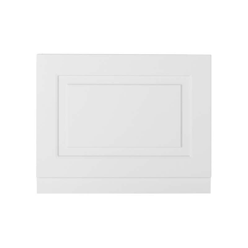 SW6 Astley 750mm Bath End Panel - Matt White