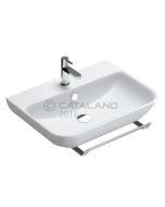 Catalano chrome-brass towel rail for Sfera 65 basin