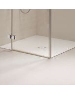Bette Floor Steel Shower Waste - White Gloss Finish