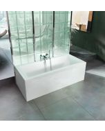 ClearGreen Enviro 1700 x 750mm Acrylic Double Ended Bath