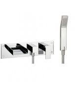 Crosswater Water Square Wall Mounted Bath Shower Mixer
