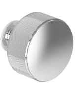Add a touch of modern style with Round Knurled Knob - Chrome