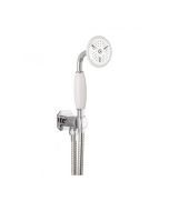 Crosswater Belgravia shower handset, wall outlet and hose 
