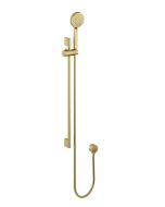 Hoxton Shower Set with Outlet Elbow Brushed Brass