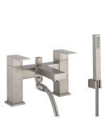 Crosswater Verge Bath Shower Mixer Brushed Stainless Steel