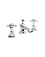 Strand 3 Tap Hole Deck Mounted Basin Mixer Chrome
