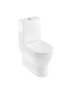 Curve2 Rimless Back To Wall Close Coupled Pan & SC Seat
