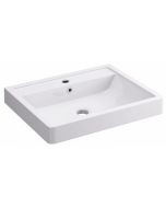 Essentials Flite 600x480mm Basin With One Tap Hole