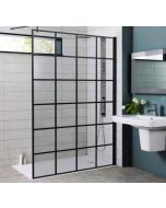 SW6 Crittal Wet Room 1200mm x 2000mm Clear Glass- Side Panel