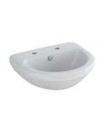 Essentials Ivo / Flite 550mm Basin With Two Tap Hole