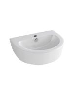 Essentials Arco 550mm Pedestal Basin With One Tap Hole