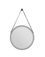 Amberley Illumintaed Circular Circular Mirror with Strap 800mm Chrome