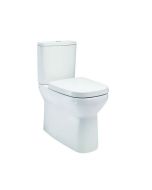 MyHome Close Coupled Round Back To Wall Pan - White Gloss