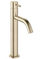 Crosswater MPRO Tall Basin Mixer Brushed Brass