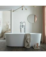BC Designs Viado 1780 x 740mm Free Standing Bath Double Ended White Gloss