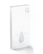 Essentials Touch Smart Push Button Wall Hung Cistern Frame in White Gloss Finish
