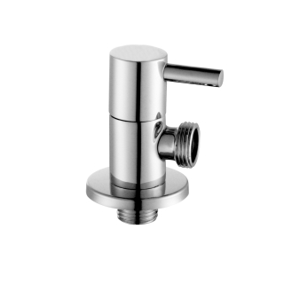 Just Taps Chrome Douche Lever Angled Valve